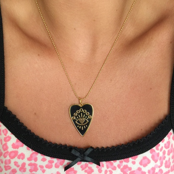 Eye of the Heart Pendant Necklace - 1 White left! - Picture 3 of 8